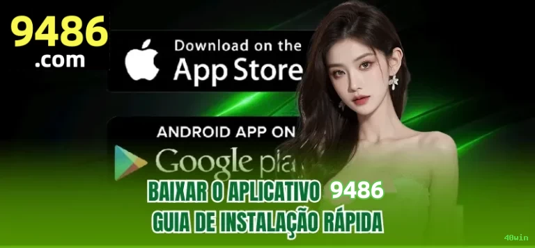 Aplicativo móvel 40win para iOS e Android
